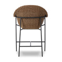 Solara Outdoor Bar Counter Stool - Faux Dark Hyacinth Counter