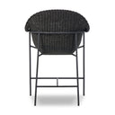 Solara Outdoor Bar Counter Stool - Faux Black Hyacinth Counter