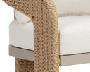 PYLOS DINING ARMCHAIR - NATURAL LOUIS CREAM
