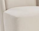 AMITA WHEELED DINING CHAIR - PICCOLO PROSECCO