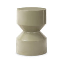 Solara Ara End Table - Moss Lacquered Concrete