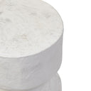 Solara Ara End Table - Textured Lunar Concrete