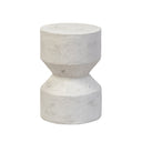 Solara Ara End Table - Textured Lunar Concrete