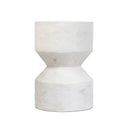 Solara Ara End Table - Textured Lunar Concrete