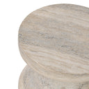Aurelia Odeon End Table - Textured Sandy Grey