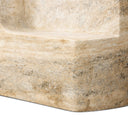 Veritas Clementine End Table - Textured Sandy Grey
