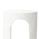 Aria End Table - Textured Lunar Concrete