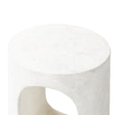 Aria End Table - Textured Lunar Concrete