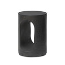 Aria End Table - Distressed Graphite Concrete