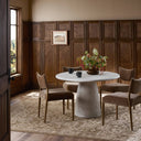 Aveline Janice Dining Table - Textured Lunar Concrete