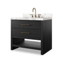 Anthem Single Vanity - Black Wash Oak Veneer