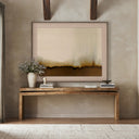 Spectrum Abstract Ombre 17 by Roseanne Kenny - 48X38 Rustic Walnut