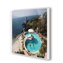 Oasiss Pool At Villa Gli Arieti by Slim Aarons - 48X32