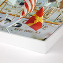 Aurelia Party In Bermuda by Slim Aarons - 48X32 White Maple