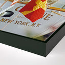 Aurelia Party In Bermuda by Slim Aarons - 36X24 Black Maple