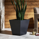 Koto Planter - Small Black Concrete