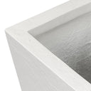 Koto Planter - Small Textured White Concrete
