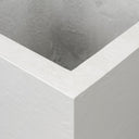 Koto Planter - Medium Textured White Concrete