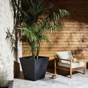 Koto Planter - Large Black Concrete