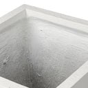 Koto Planter - Large Textured White Concrete