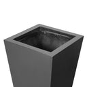 Koto Planter - Tall Black Concrete