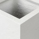 Koto Planter - Tall Textured White Concrete