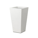 Solara Koto Planter - Tall Textured White Concrete