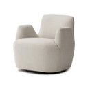 Luxe Haven Reed Swivel Chair - Crete Pebble