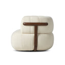 Luxe Haven Doss Swivel Chair - Altro Snow