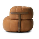 Luxe Haven Doss Swivel Chair - Palermo Cognac