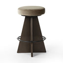 Elysian Damon Swivel Bar Counter Stool - Counter Sapphire Khaki