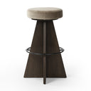 Elysian Damon Swivel Bar Counter Stool - Bar Sapphire Khaki