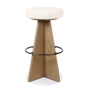 Elysian Damon Swivel Bar Counter Stool - Bar Durham Cream
