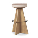 Elysian Damon Swivel Bar Counter Stool - Bar Harbor Sand