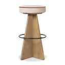 Elysian Damon Swivel Bar Counter Stool - Bar Harbor Sand