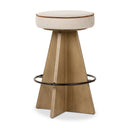 Elysian Damon Swivel Bar Counter Stool - Counter Harbor Sand