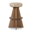 Elysian Damon Swivel Bar Counter Stool - Bar Fallingbrook Natural
