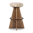 Elysian Damon Swivel Bar Counter Stool - Bar Fallingbrook Natural