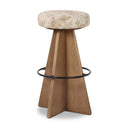 Elysian Damon Swivel Bar Counter Stool - Bar Fallingbrook Natural