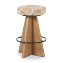 Elysian Damon Swivel Bar Counter Stool - Counter Fallingbrook Natural