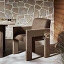 Aurelia Outdoor Dining Chair - Faux Dark Hyacinth
