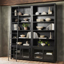 Aveline Double Bookcase With Ladder - Default Title