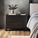Aiden Nightstand - Smoked Black Veneer