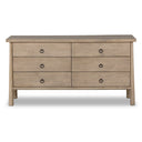Aveline 6 Drawer Dresser - Caramel Mango