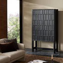 Aurelia Ezri Cabinet - Black Oak