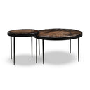 Elysian Yoko Nesting Tables - Smoked Brown Cast Glass