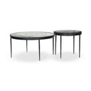Verano Nesting Tables - Clear Cast Glass