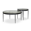 Elysian Yoko Nesting Tables - Clear Cast Glass