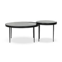 Verano Nesting Tables - Moss Cast Glass