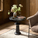 Aventine Skylar End Table - Black Marble